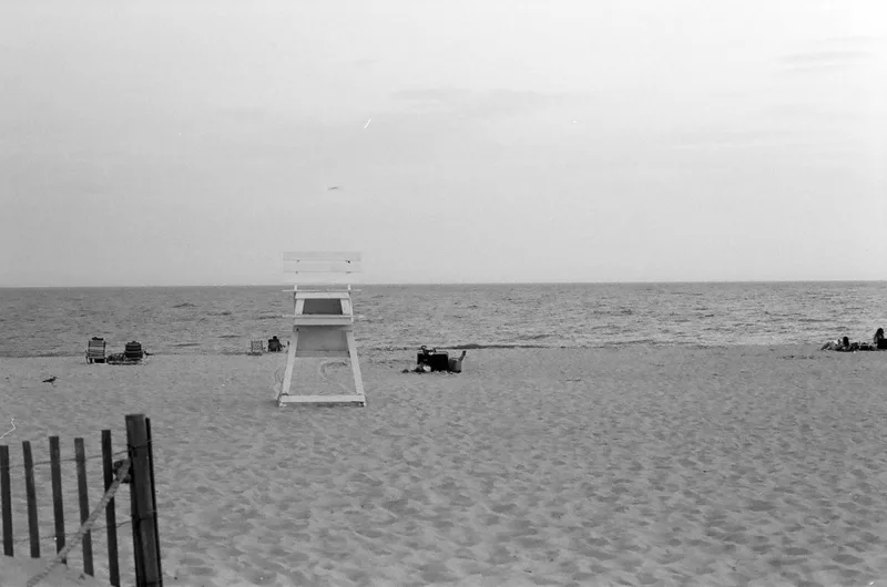 Rehoboth Beach shot on Ilford HP5 Plus 400 with a Konica Autoreflex A, developed at Pro-Lab, by Marc