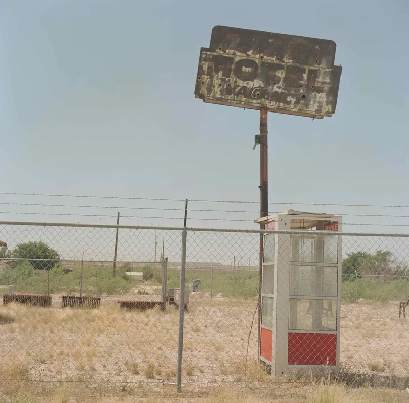 Fort Stockton, Texas shot on Kodak Portra 160 with a Yashica C, developed at Print Refinery, by Tom
