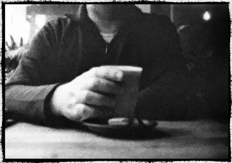 Coffee Moment shot on Lomography Babylon Kino 13 with a Nikon F90, developed at Home / Self-Developed, by Tony Shelley