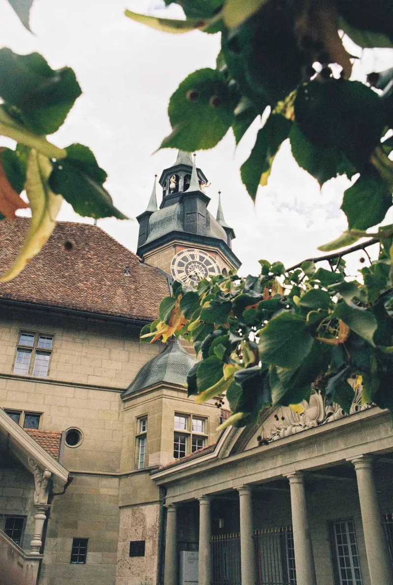 Fribourg hôtel de ville - Switzerland shot on Kodak Gold 200 with a Canon AE-1, developed at Photo Grancy, by Fafa Issenmann