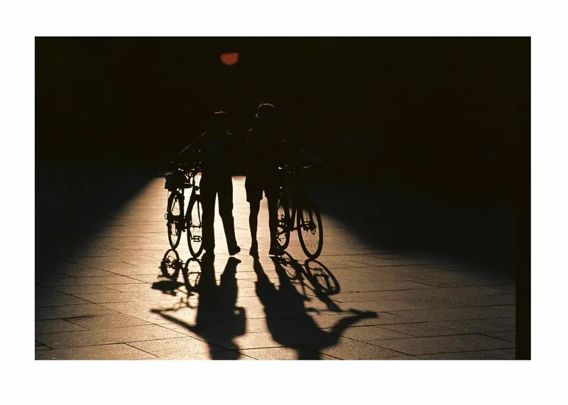 Shadow traveler shot on Kodak Ektar 100 with a Canon FTb, developed at Studio Baxton, by Federico Rossetto