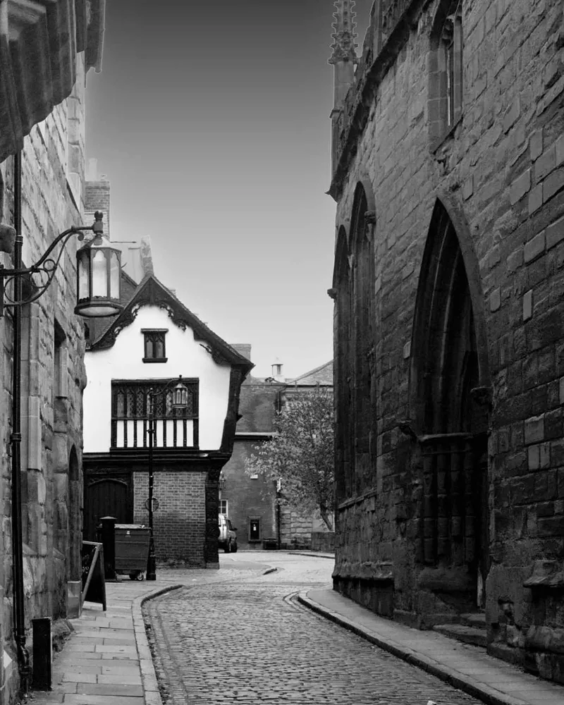 Bayley’s Lane, Coventry shot on Ilford HP5 Plus 400 with a Olympus OM-10, developed at Harman Lab, by Andy Hawthorne