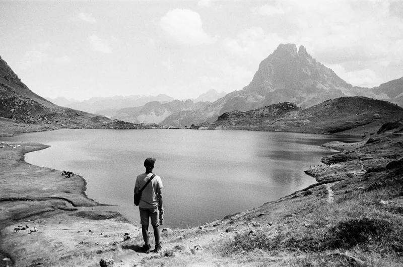 Ayous shot on Kodak Double-X 5222 with a Nikon FM10, developed at L'Atelier Argentique, by Carole