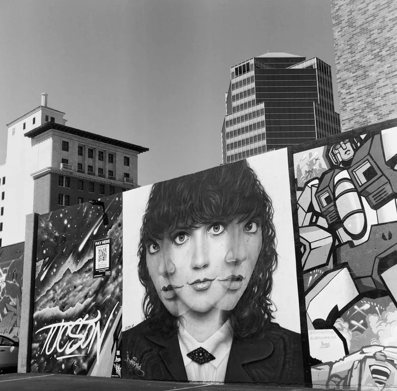Tucson, Arizona shot on Kodak Tri-X 400 with a Yashica C, by Tom