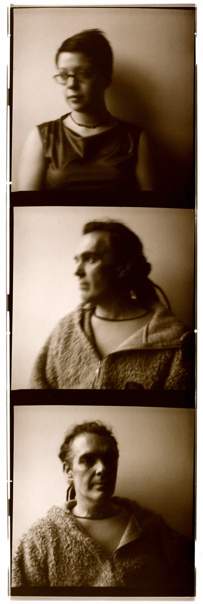 Street Faces. shot on Fomapan 100 with a Agfa Isolette II, developed at Home / Self-Developed, by Tony Shelley