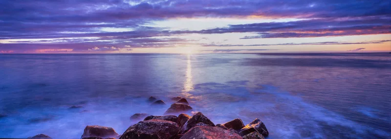 Sunset in Portugal shot on Fujifilm Velvia 50 with a Chroma Camera 6x17, developed at Bayeux, by Miguel Vicente