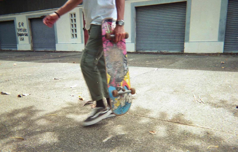 Skate days shot on Kodak Gold 800 (Disposables) with a Kodak FunSaver, developed at Noise Lab, by Noeh