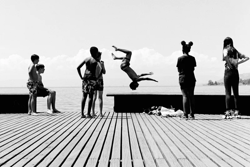 Summer day in Montreux shot on Kodak Tri-X 400 with a Hasselblad 503CXi, developed at Home / Self-Developed, by Fons Rademakers