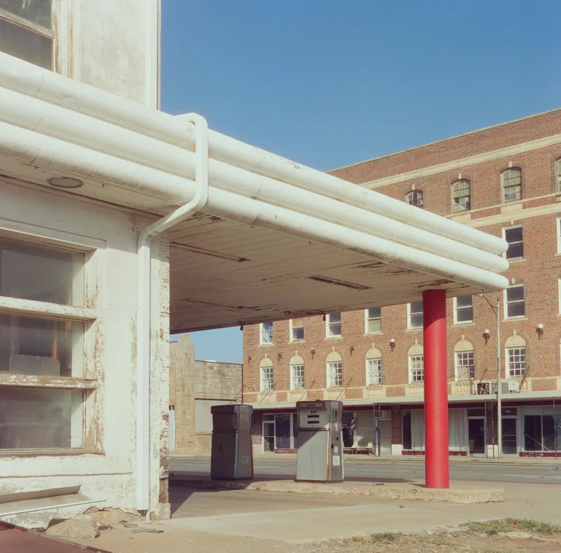 Film photo shot on Cinestill 400D with a Yashica C, developed at Fort Worth Camera, by Tom