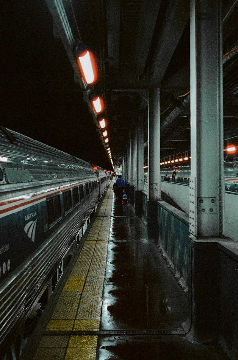 Track #1 shot on Cinestill 800T with a Nikon F3 HP, developed at District Camera, by Pieper Holeman