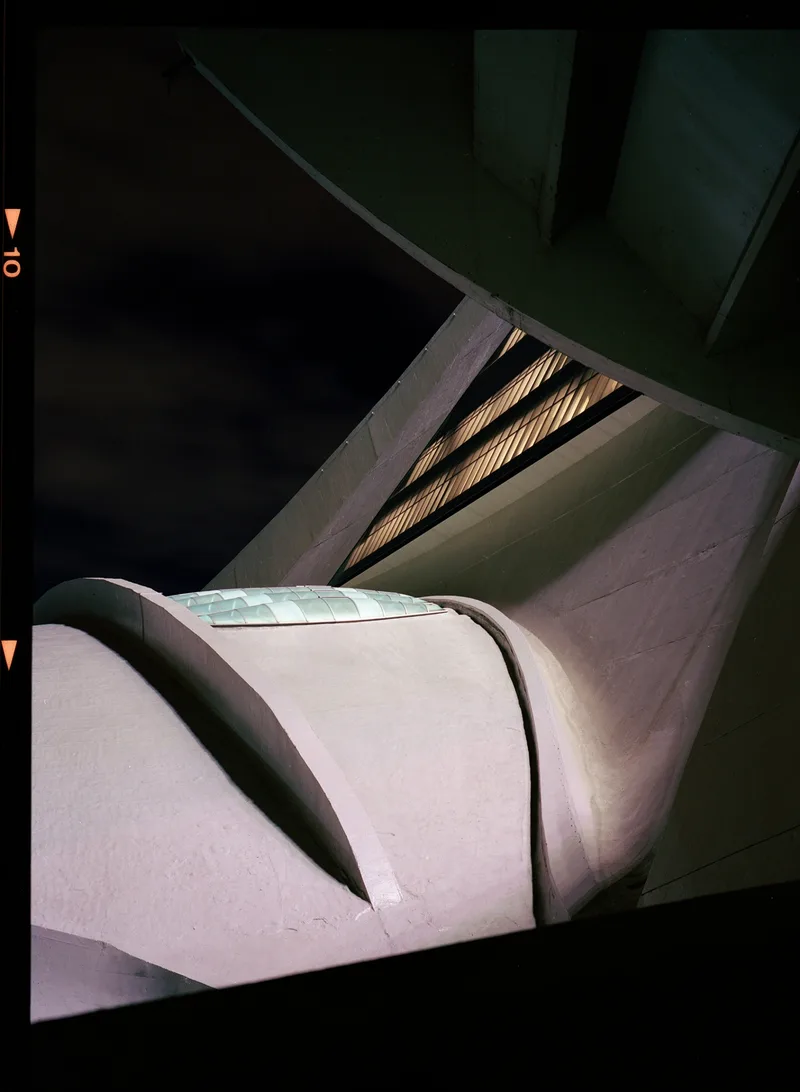 Olympic Stadium shot on Kodak Portra 160 with a Fuji GW690III, developed at Photo St Denis, by Anthony Nadon