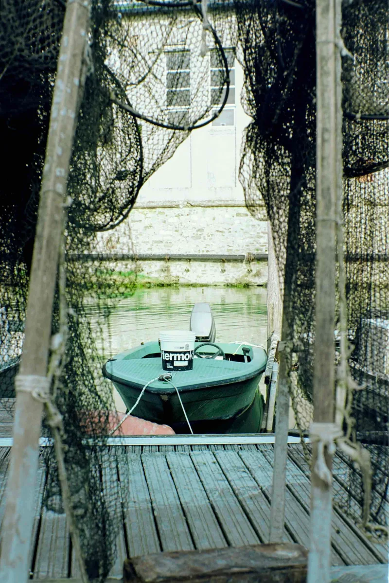 Fishing boat shot on Kodak Portra 160 with a Pentax Spotmatic SP, developed at Nuova Colore SRL, by Leonardo