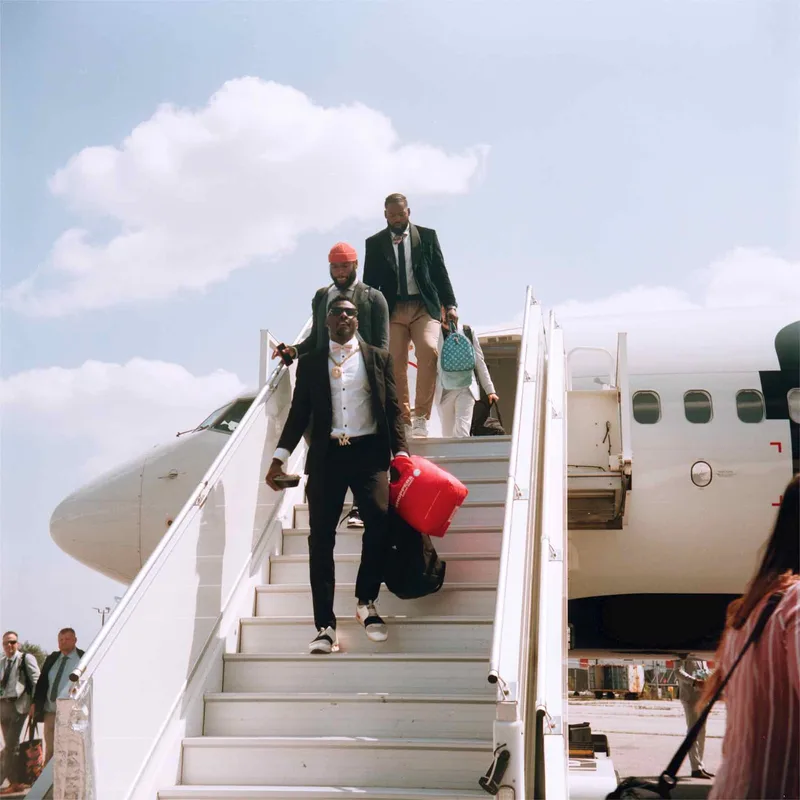 Fresh off the plane shot on Kodak Portra 400 with a Yashica D, developed at McBain, by Brent