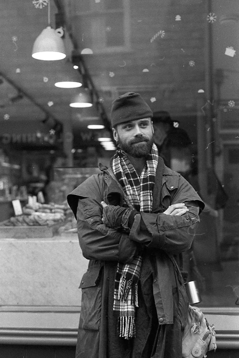 Strangers Portraits Continued shot on Ilford HP5 Plus 400 with a Chinon CE-4, developed at Home / Self-Developed, by Analogue Evelyn