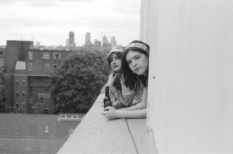 Leaning out shot on Ilford HP5 Plus 400 with a Leica R4, by Amy Teigen