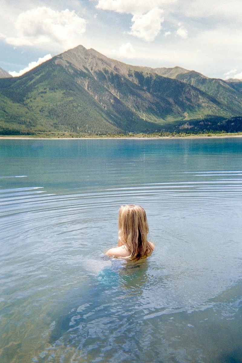 Twin Lakes shot on Fujifilm Color 800 with a Fujifilm QuickSnap, developed at Home / Self-Developed, by Dan Schneider
