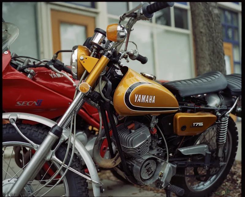 Enduro shot on Cinestill 400D with a Fuji GW670III, developed at KellaPhoto, by Kellachrome