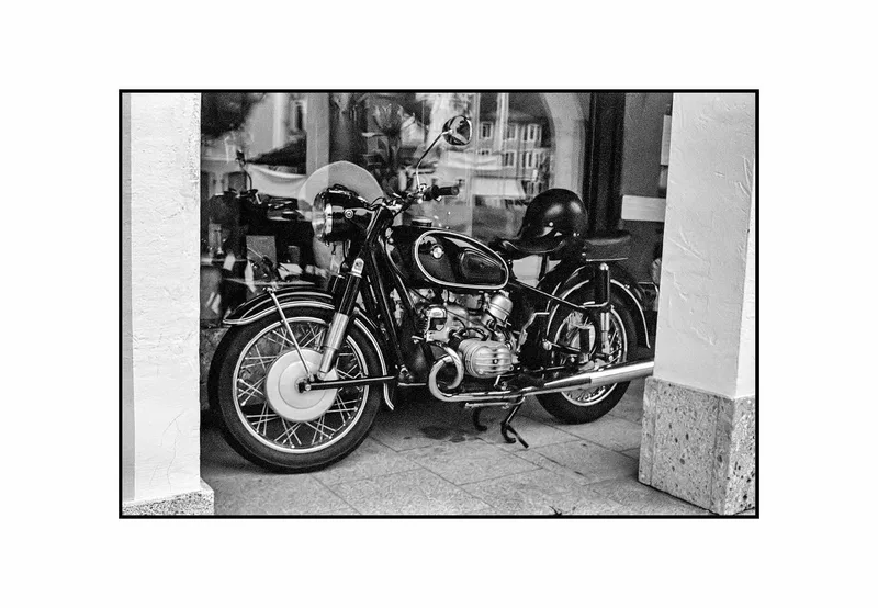 Cramped parking Space shot on Kodak Pro T400CN with a Olympus Trip 35, by Christian