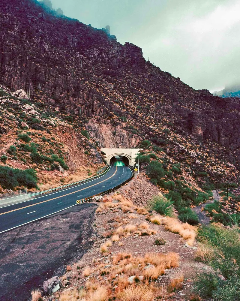 Queen Creek Tunnel shot on Kodak Ektar 100 with a Wista VX
