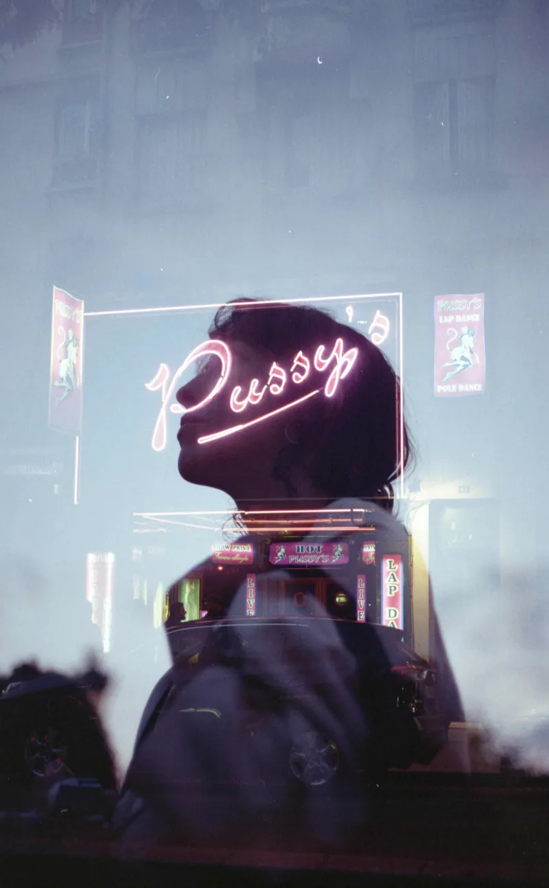 Pigalle shot on Kodak Portra 400 with a Canon AE-1, by Caroline