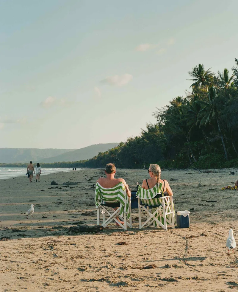 Port Douglas Sunset Drinks shot on Kodak Portra 160 with a Mamiya RZ67, developed at Hillvale photo, by William Watt