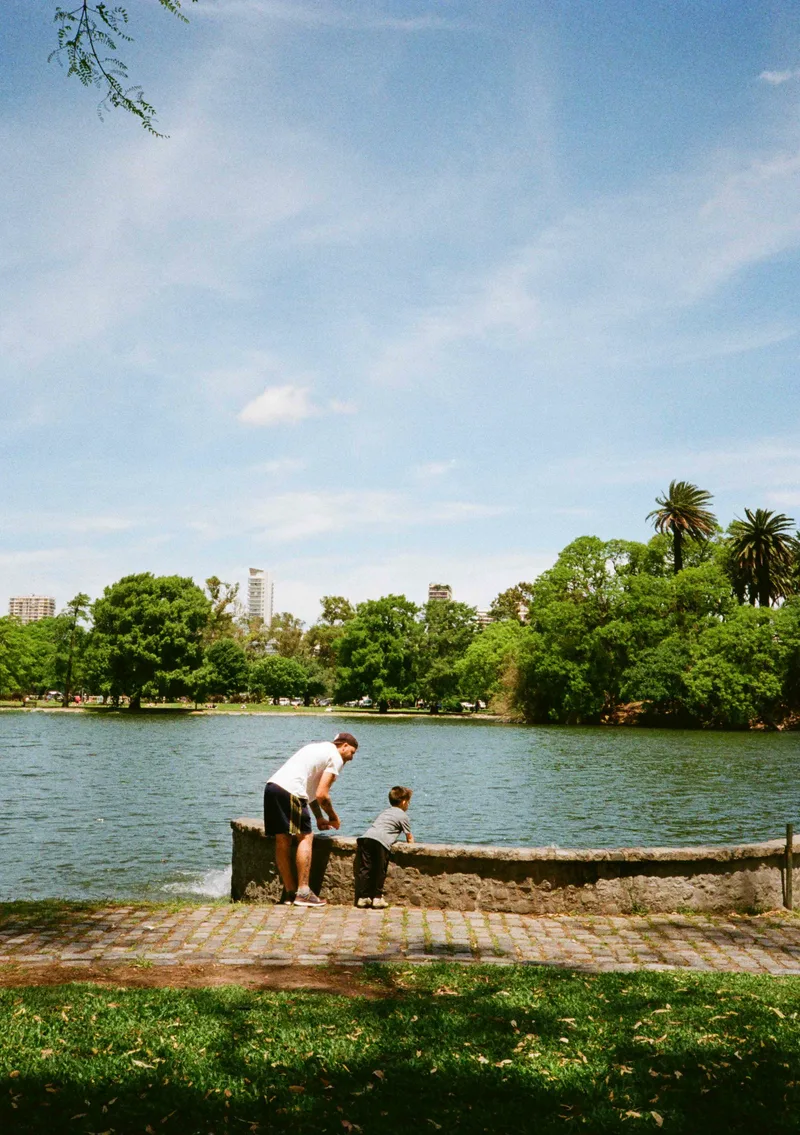 Like father, like son shot on Kodak Gold 200 with a Pentax 17, developed at Color Station, by Juan Cruz