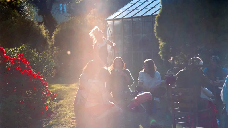 Garden Party shot on Kodak Portra 160 with a Zenza Bronica 645, developed at Home / Self-Developed, by Bjørn Tagliano