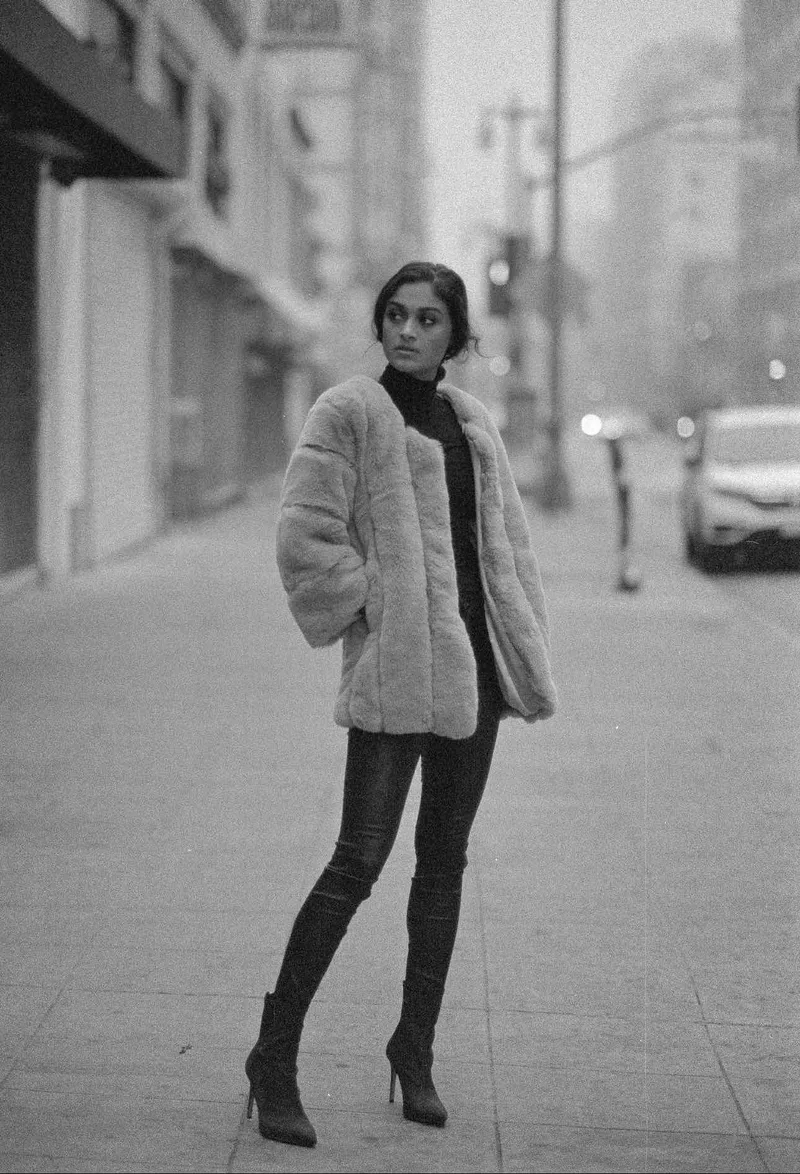 Rimi, shot in downtown LA. shot on Ilford HP5 Plus 400 with a Nikon N90s, developed at Home / Self-Developed, by Django