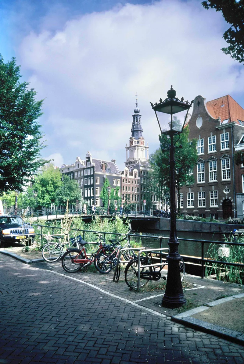 Canal side in Amsterdam 🇳🇱 shot on Flic Film Chrome 100 with a Nikon AF600, developed at Tanners Bank Darkroom , by Mark Beadle