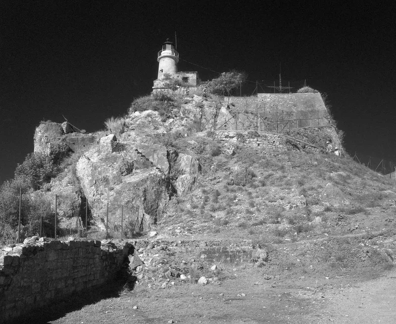 Corfu shot on Ildord SFX with a Hasselblad 503CW, developed at Prolab Fotofachlabor GmbH, by Michael