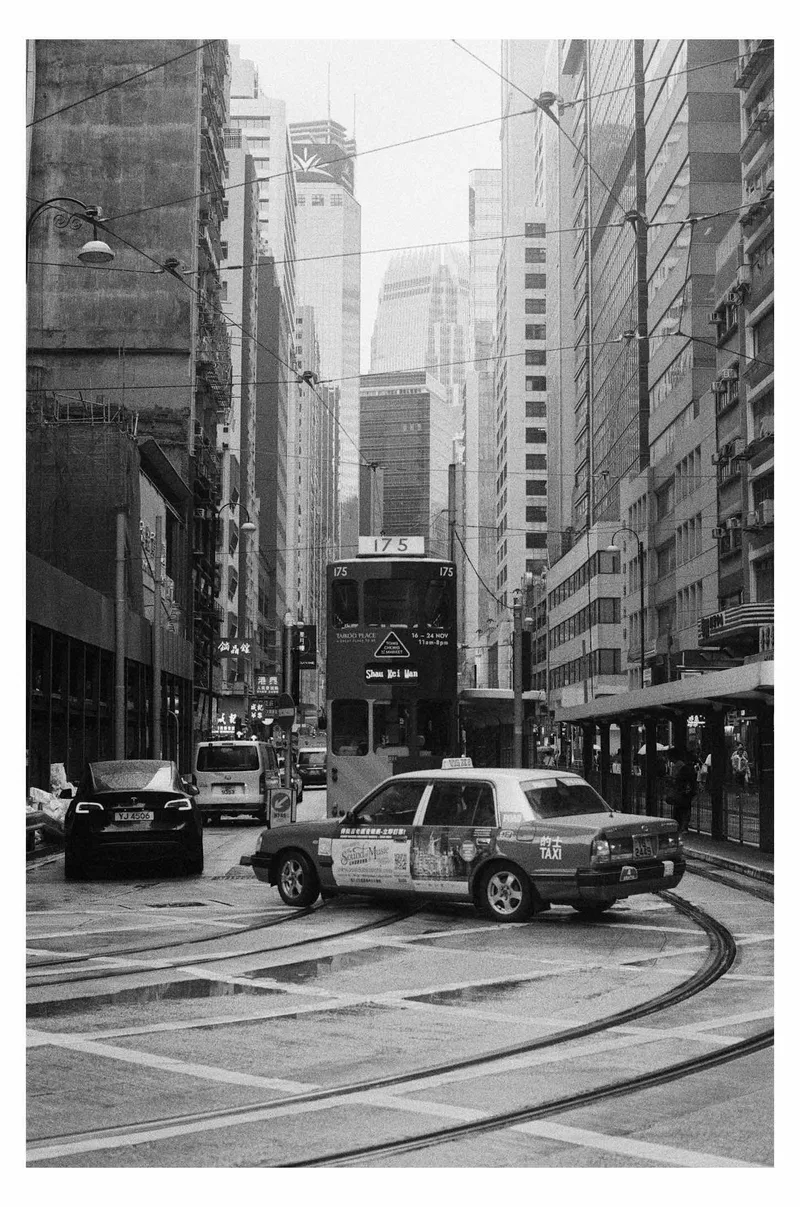 Hong Kong Island shot on Ilford HP5 Plus 400 with a Canon F-1n, developed at Bobo Film Lab Chongqing, by BadMonkey