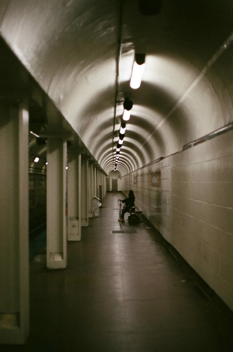 Waiting for the L shot on Kodak Portra 160 with a Canon AL-1, developed at Home / Self-Developed, by Graham