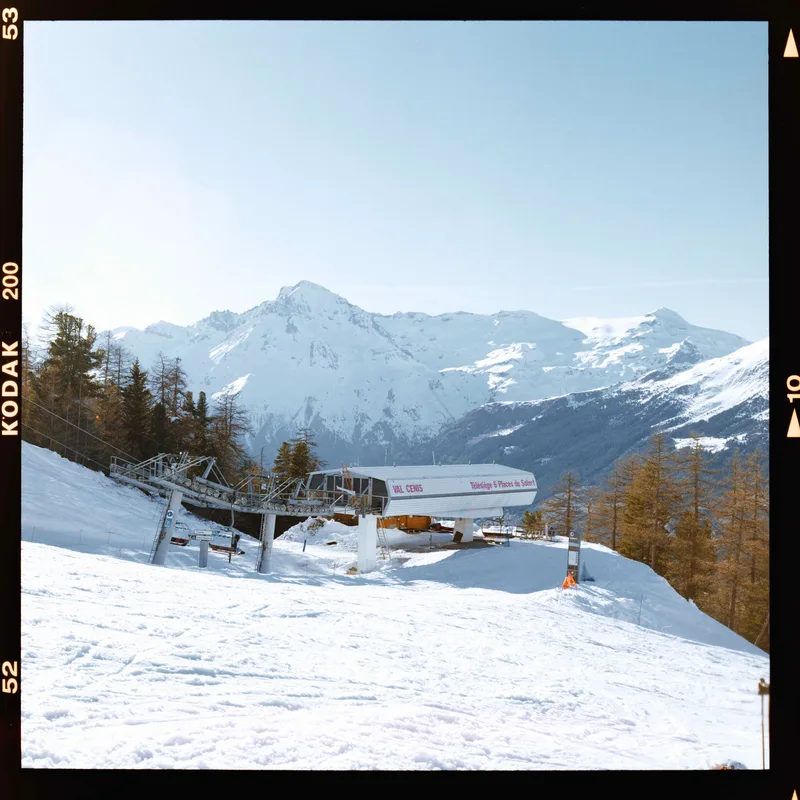 Val Cenis - Solert shot on Kodak Gold 200 with a Rolleiflex 2.8D, developed at Panajou Bordeaux , by Matthieu Harnois