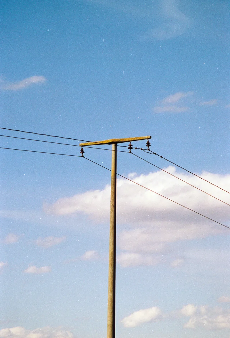 Power Pole shot on Cinestill 50D with a Nikon F2 AS, by David