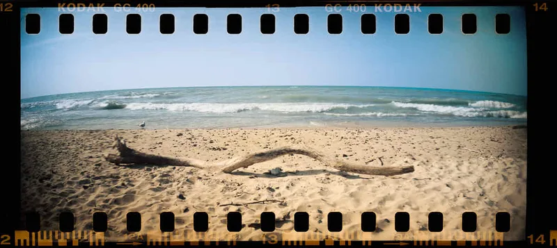 The Wave shot on Kodak UltraMax 400 with a Lomography Sprocket Rocket, developed at theFINDlab, by Jeremy Allen Wieczorek