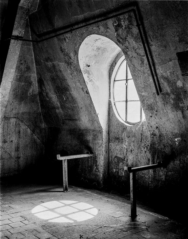 Abandoned paper mill factory shot on Adox CHS 100 II with a Chamonix 45N-2, developed at Home / Self-Developed, by Hans- B. Sickler