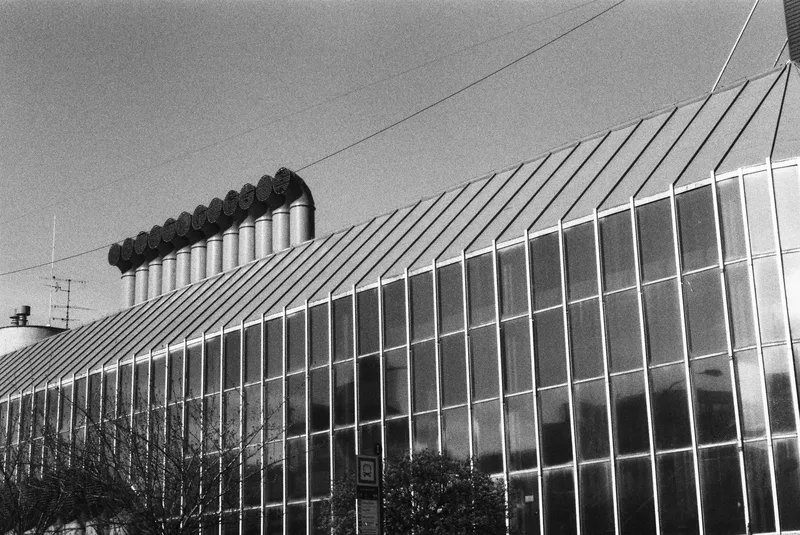 Nová tržnica shot on Foma Fomapan 400 Action with a Ihagee Exa 1a, developed at Film Labák, by Martin Hamran