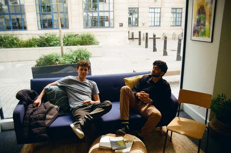Men behind the Grain shot on Kodak Gold 200, developed at Snappy Snaps, by Arish Tripathi