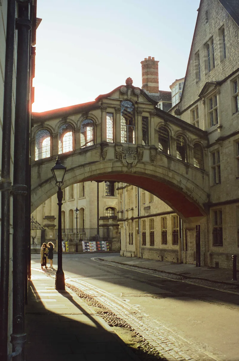 Streets of Oxford shot on Cinestill 50D with a Olympus Superzoom 800S, developed at Khrome, by Julia Solonina