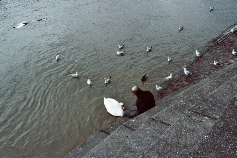 Two alone Souls shot on Agfa Color 400 with a Canon EOS 500, developed at DM Fotoparadies, by PhotosByTim