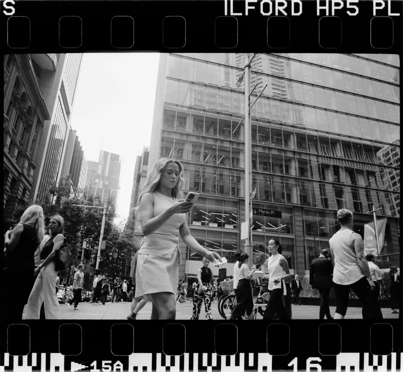 Film photo shot on Ilford HP5 Plus 400 with a Leica MP, developed at Home / Self-Developed, by Jmanalog