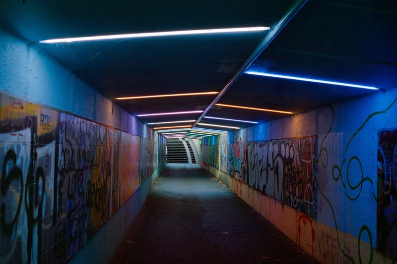 An underpass shot on Kodak UltraMax 400 with a Leica M5, developed at Mimosa Foto, by Unluckyrolls