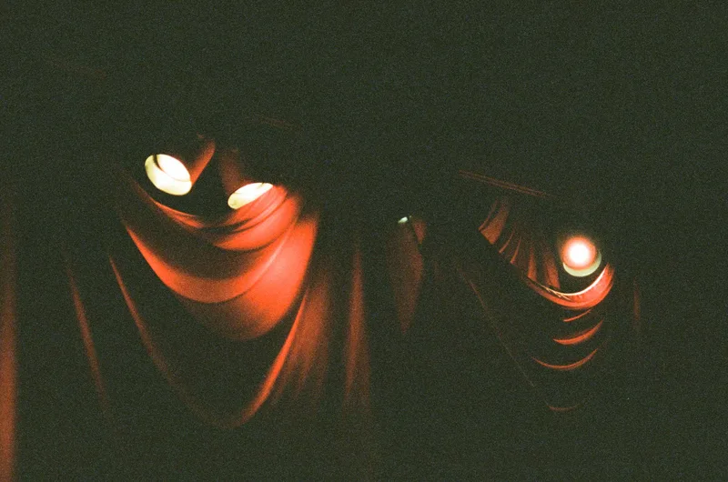Likeminded People shot on Cinestill 800T with a Canon Rebel G, by oscar