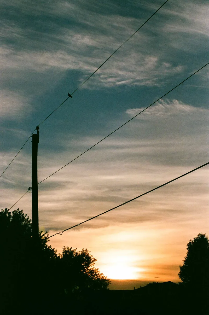 Midwest Sunset shot on Fujifilm Superia Premium 400 with a Canon AL-1, developed at Home / Self-Developed, by Graham