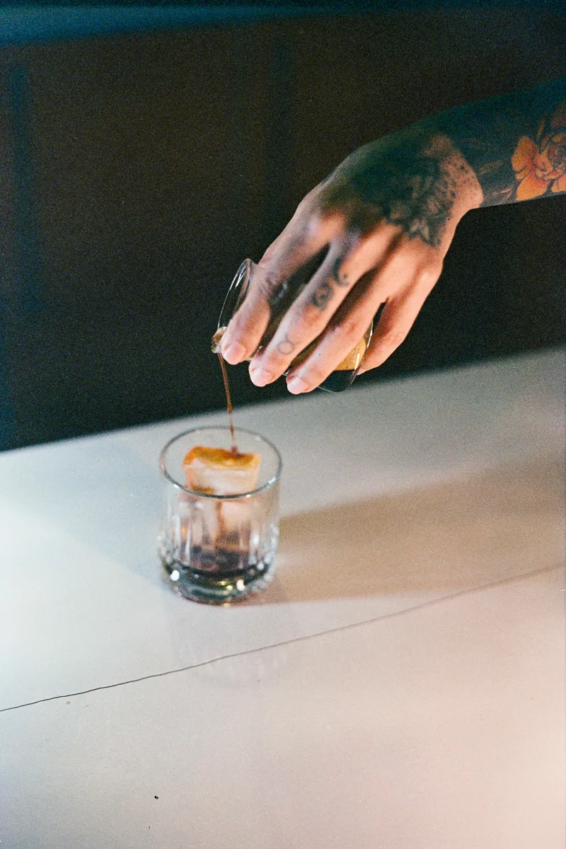 Coffee shot on Fujifilm Eterna 250D with a Canon FTb QL, developed at Bandar Studio, by Ali Moradizadeh