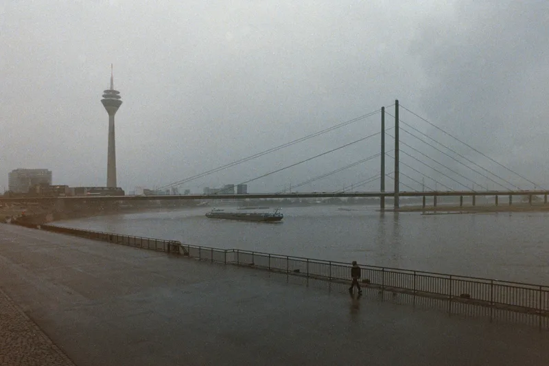 Düsseldorf shot on Müller Foto ISO 400 with a Canon EOS 3000V, developed at Home / Self-Developed, by Adam D'Auria