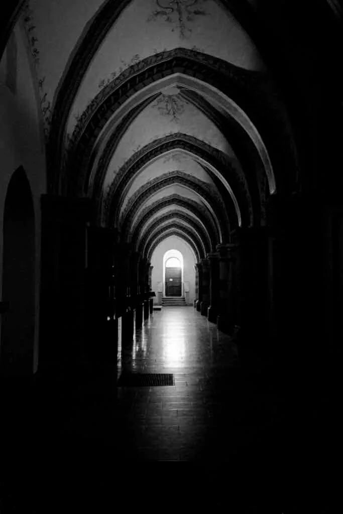 Cisterian Abbey, Mogila - Cracow shot on Ilford Pan 100 with a Minolta AF-C, by Kamil Kowalkowski