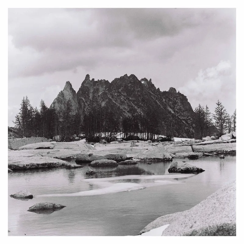 Enchanted in the Enchantments shot on Ilford HP5 Plus 400, developed at Moody’s Photo Lab