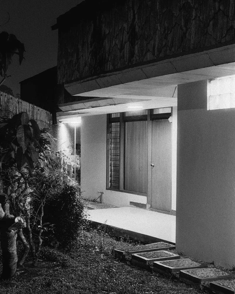 A small lodge. shot on Foma Fomapan 400 Action with a Praktica LTL, developed at Labrana Lab, by Amarthya Dida
