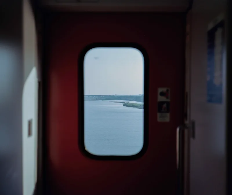 “From the train window” shot on Kodak Gold 200 with a Fuji GW690II, developed at National Photo, by Nicolas Datiche